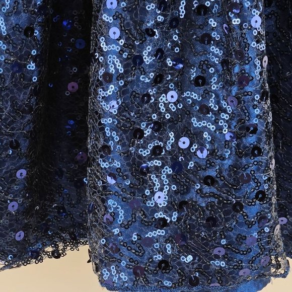 American Princess Girls Toddler 2T Blue Sleeveless Ball Gown Special Occasion - Picture 9 of 9